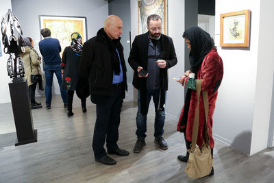 نمایشگاه آثار هنرمندان معاصر نوگرا در گالری آریانا 