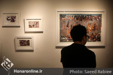 نمایشگاه نقاشی‌های مهدی عربی در گالری نیان