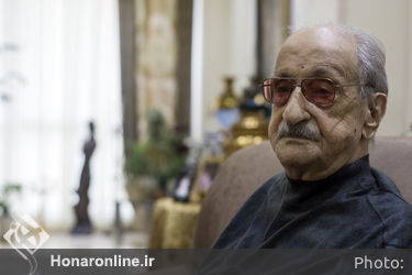 عیادت و تجلیل از استاد موسیقی عبدالوهاب شهیدی