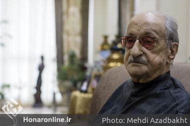 عیادت و تجلیل از استاد موسیقی عبدالوهاب شهیدی