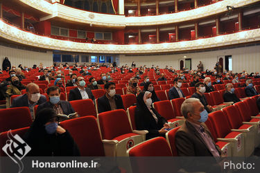 مراسم اختتامیه نخستین کنگره شعر یتیم در تالار وحدت