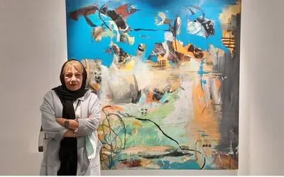 روایت مهین منفرد از نمایشگاه «بازتاب» در گالری نگر | طبیعت در بستر ویرانی