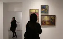 افتتاحیه نمایشگاه نقاشی‌های سوسن اتحاد در گالری هپتا