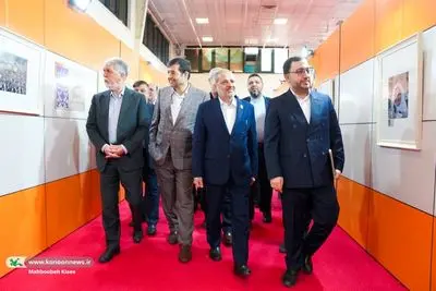 بازدید چهار وزیر از دهمین دوسالانه ملی هنرهای تجسمی کانون