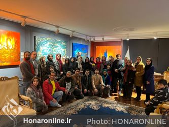 نمایشگاه نقاشی خط های ،«طاهره الله دادیان» در گالری ترانه باران