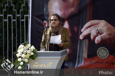 وداع با پیکر پورنگ پورشیرازی نوازنده کنترباس