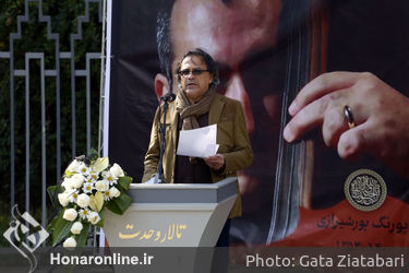 وداع با پیکر پورنگ پورشیرازی نوازنده کنترباس