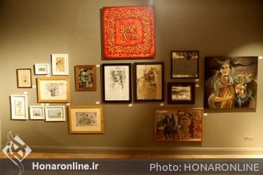 دومین بازار آثار هنری در خانه هنرمندان