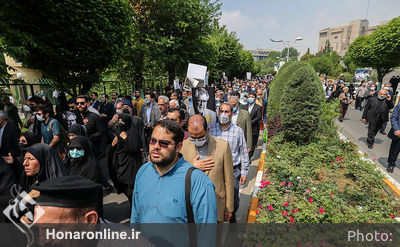 تشیع پیکر هنرمند انقلابی حاج نادر طالب‌زاده