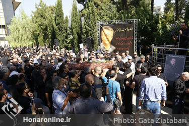 مراسم تشییع زنده‌یاد ناصر فرهودی در تالار وحدت
