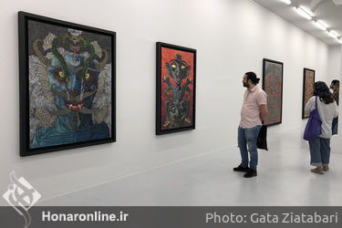 نمایشگاه آثار علی اکبر صادقی در گالری مدار موازی