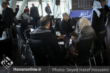 مراسم قرعه‌کشی جدول سینمای رسانه‌ها در سی و ششمین جشنواره فیلم فجر در پردیس ملت
