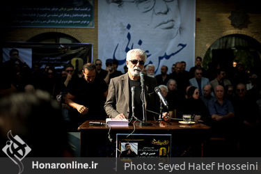 مراسم تشییع پیکر "حسین عرفانی" دوبلور پیشکسوت