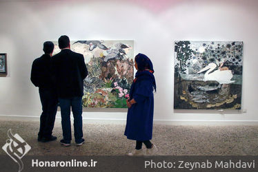 نمایشگاه نقاشی الهام نفیسی در گالری هما
