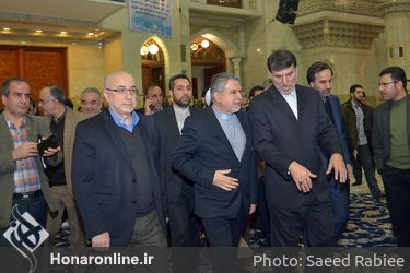 تجدید میثاق هنرمندان و وزیر ارشاد با آرمان های امام راحل