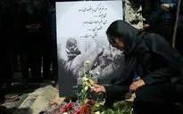 مراسم خاکسپاری محمدابراهیم جعفری در بهشت زهرا (س)