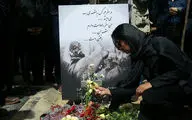 مراسم خاکسپاری محمدابراهیم جعفری در بهشت زهرا (س)