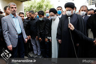 مراسم تشییع پیکر حجت‌الاسلام سید محمود دعایی