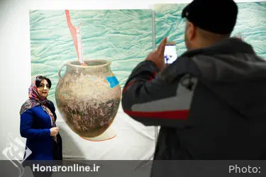 افتتاحیه ی نمایشگاه نقاشی عیسی جباری ممقانی در گالری ساربان