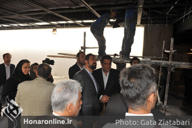 بازدید معاون امور هنری از روند بهسازی موزه هنرهای معاصر تهران