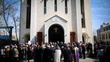 Lilit Teryan Funeral Procession at Saint Sarkis Cathedral 