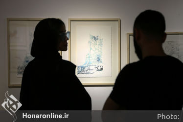 نمایشگاه آثار بیژن صفاری با همکاری هنرمندان معاصر در  گالری وی