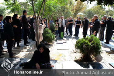 مراسم تشییع پیکر مهدی آرین‌نژاد دوبلور پیشکسوت 