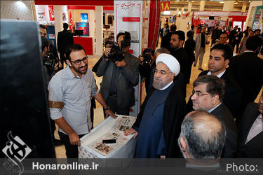 افتتاح رسمی بیست و دومین نمایشگاه مطبوعات با حضور رییس جمهور