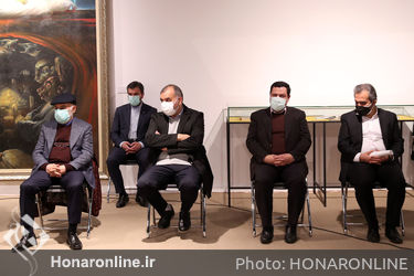 دیدار آیت‌الله سیدابراهیم رئیسی با جمعی از هنرمندان هنرهای تجسمی