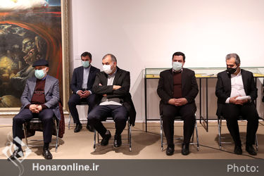 دیدار آیت‌الله سیدابراهیم رئیسی با جمعی از هنرمندان هنرهای تجسمی