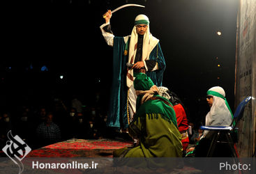 شب تعزیه سنگلج با حضور وزير ارشاد 