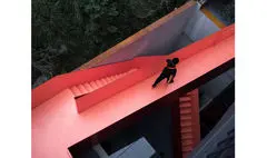 معماری و رنگ؛ ۲۰ پروژه با پلکان بیرونی قرمز