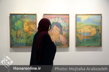 افتتاحیه نمایشگاه نقاشی های حسن مرشد در گالری هپتا
