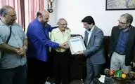تقدیر از استاد پیشکسوت خاتم ساز شیرزای 