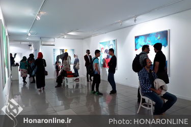 نمایشگاه نقاشی های فاطمه پاکدل با عنوان مونولوگ در گالری ویستا