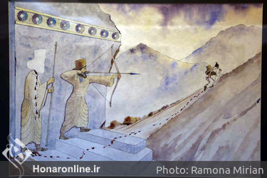 نمایشگاه آبرنگ‌های طنزآمیز بهمن رضایی نامقی در گالری والی