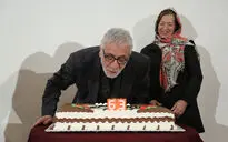 جشن 63 سالگی مسعود رایگان در موزه امام علی (ع)