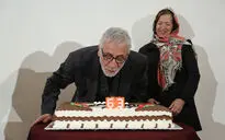 جشن 63 سالگی مسعود رایگان در موزه امام علی (ع)