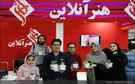  غرفه هنرآنلاین در دومین روز نمایشگاه مطبوعات‎ / روز گلدان‌های هنرآنلاین