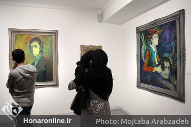 نمایشگاه نقاشی های ابراهیم فرجی در گالری هور‎