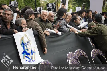 تشییع پیکر جمشید مشایخی