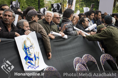 تشییع پیکر جمشید مشایخی
