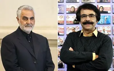 قطعه‌ای که علیرضا افتخاری همراه با صدای سردار سلیمانی خواند | فیلم 