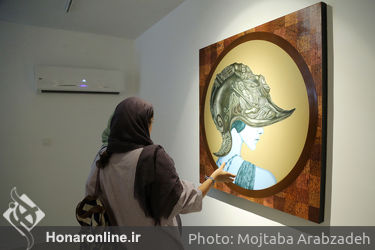 نمایشگاه دو نفره آثار نقاشی حمید زارع و الناز صباغ‌پور در گالری ژاله