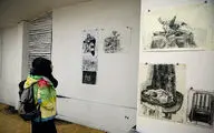 نمایشگاه گروهی طراحی در هنرستان پسران تجسمی کمال‌الملک