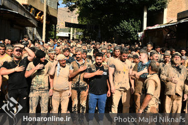 گِل‌مالی آیین کهن عزاداری عاشورا در لرستان‎