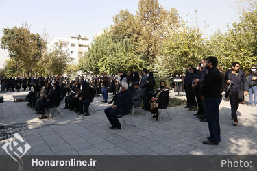 وداع با پیکر پورنگ پورشیرازی نوازنده کنترباس