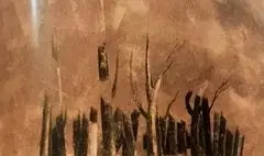 نقدی بر نمایشگاه نقاشی رضوان صادق‌زاده/ قرابت به آثار سهراب سپهری