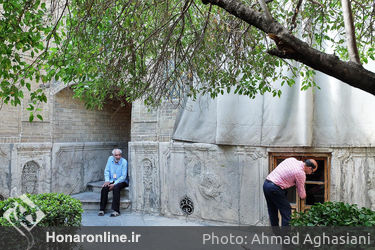 بازدید خبرنگاران از خانه ملک