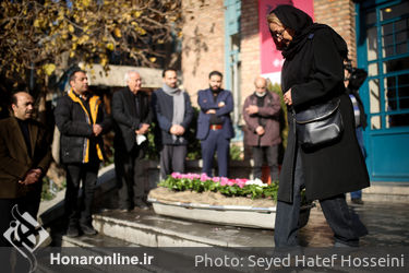 تشییع پیکر منوچهر لشگری در خانه ی هنرمندان